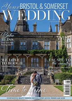 Cover of the August/September 2022 issue of Your Bristol & Somerset Wedding magazine
