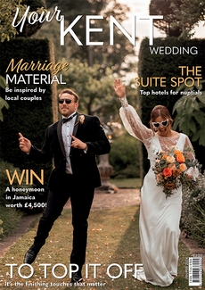 Cover of the January/February 2024 issue of Your Kent Wedding magazine