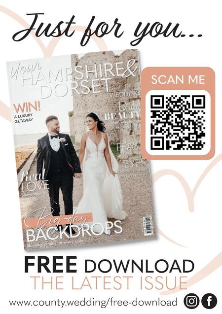 View a flyer to promote Your Hampshire and Dorset Wedding magazine