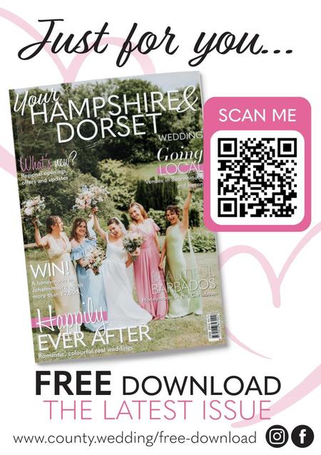 View a flyer to promote Your Hampshire and Dorset Wedding magazine