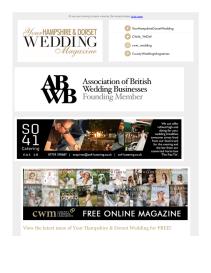 Your Hampshire and Dorset Wedding magazine - November 2021 newsletter