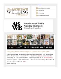 Your Hampshire and Dorset Wedding magazine - March 2022 newsletter