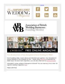 Your Hampshire and Dorset Wedding magazine - January 2023 newsletter