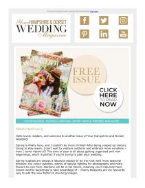 Your Hampshire and Dorset Wedding magazine - April 2023 newsletter