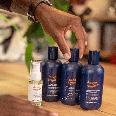 Superdrug is now the exclusive high-street stockist of Aaron Wallace