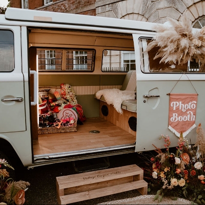 Say cheese, with the Vintage Camper Booths