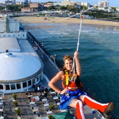 RockReef and PierZip offer adrenaline-filled hen and stag adventures on Bournemouth Pier