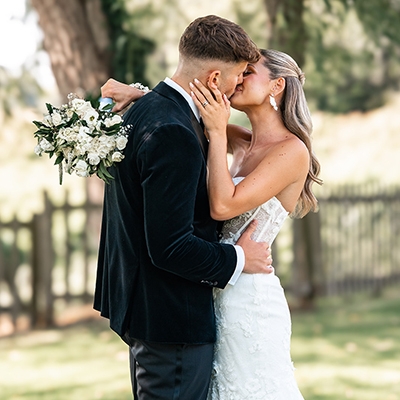 Real Weddings: Black-tie bliss