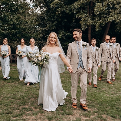 Real Weddings: Something blue