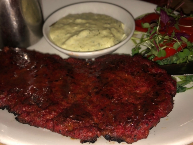 Beetroot steak from Bill's restaurant