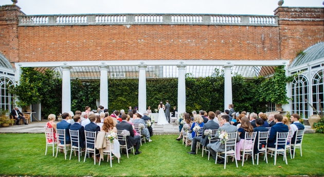 Outdoor ceremonies at grand stately home Hampshire wedding venue: Image 1