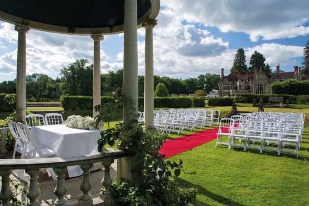 The Doric temple at Rhinefield House Hotel