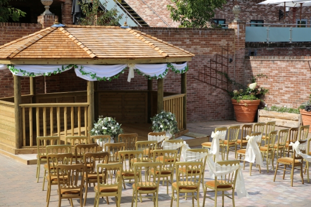 gazebo wedding outside