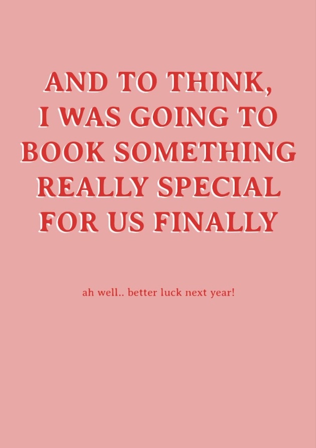 funny card about valentines day