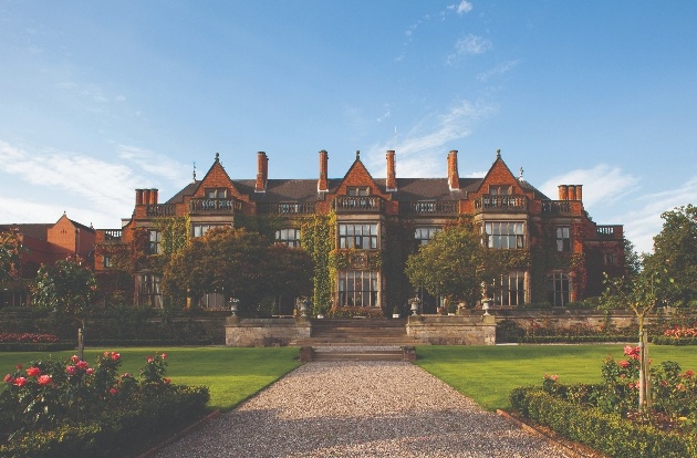 red brick grand historic stately home 