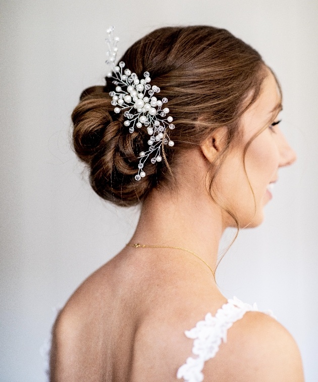 Bride's hair