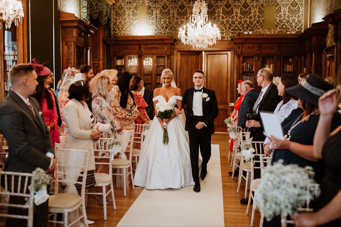 Walking down the aisle