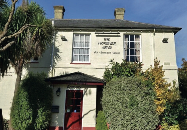 The Mortimer Arms's perfect reception space