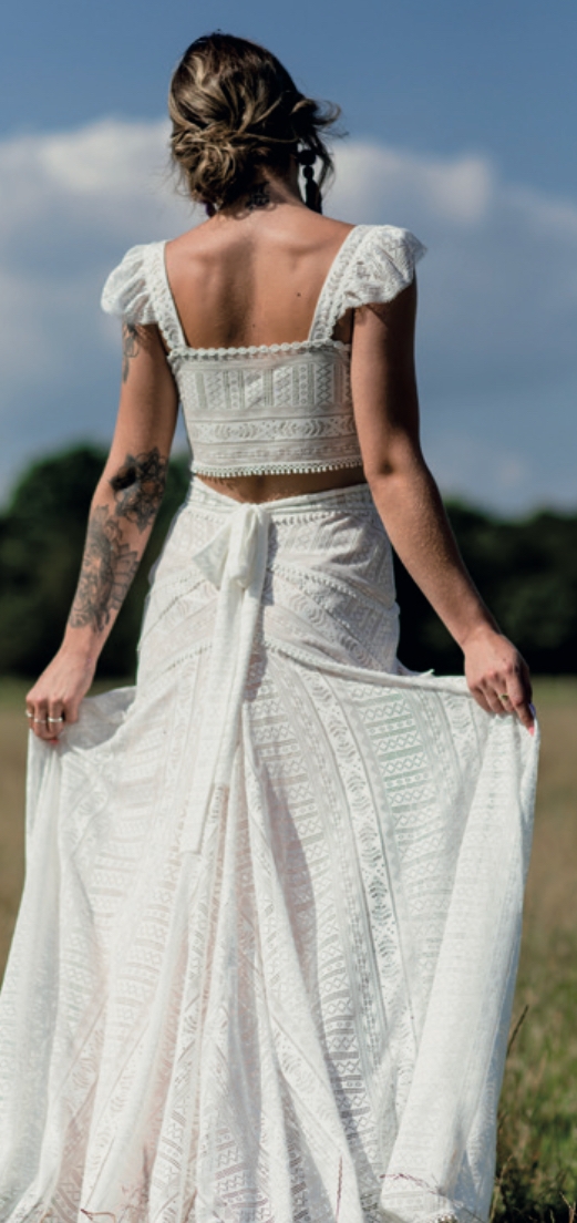 Zaneta Burnett Design's wedding dress
