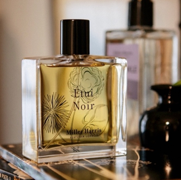 Miller Harris Étui Noir Eau de Parfum bottle