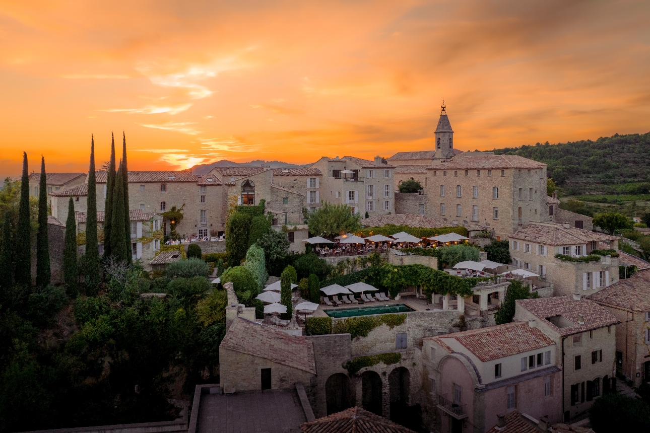 Provence at sunset