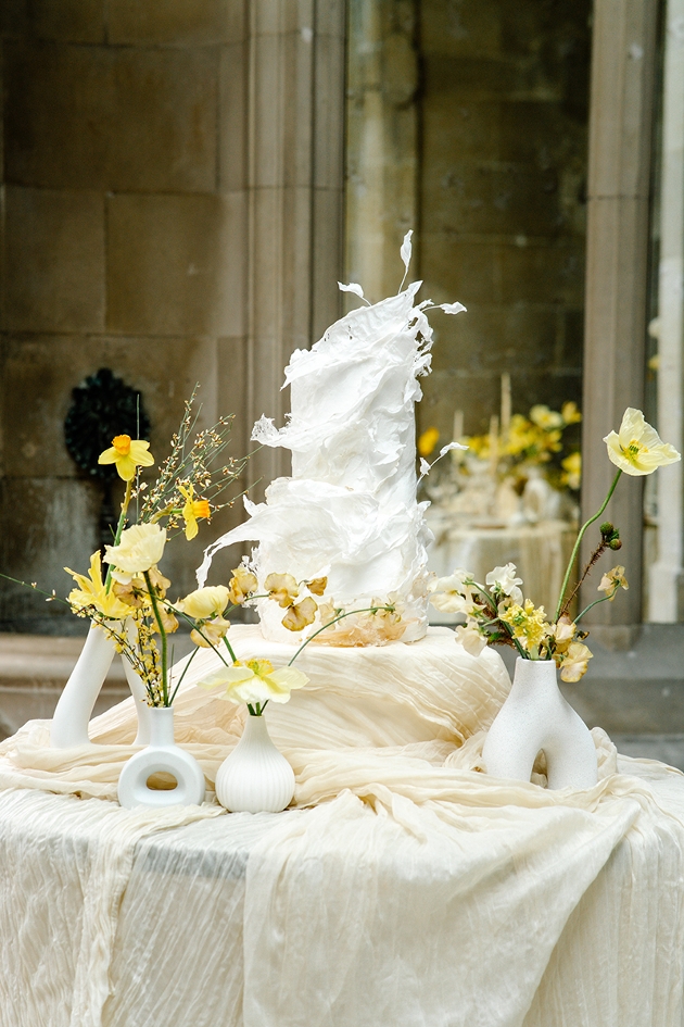 cake on table 