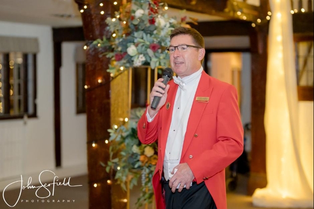 Toastmaster & MC Joe at a wedding