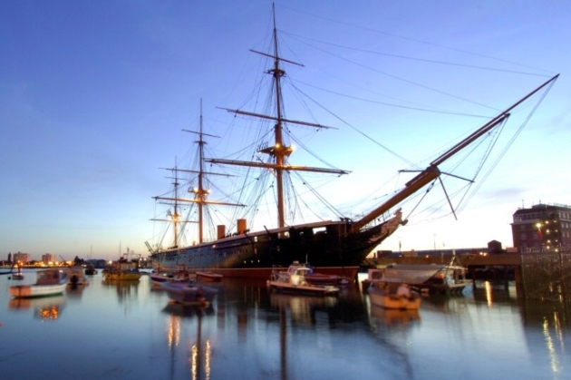 Wedding aboard HMS Warrior
