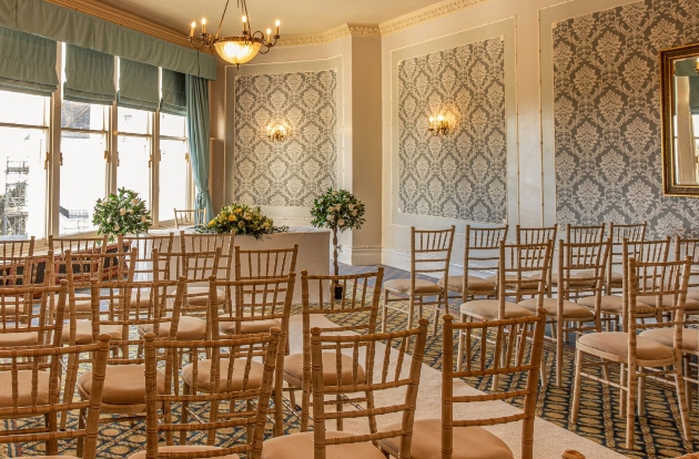 ThSeafront wedding venue at The Royal Bath Hotel in Bournemouth with gardens and bay views