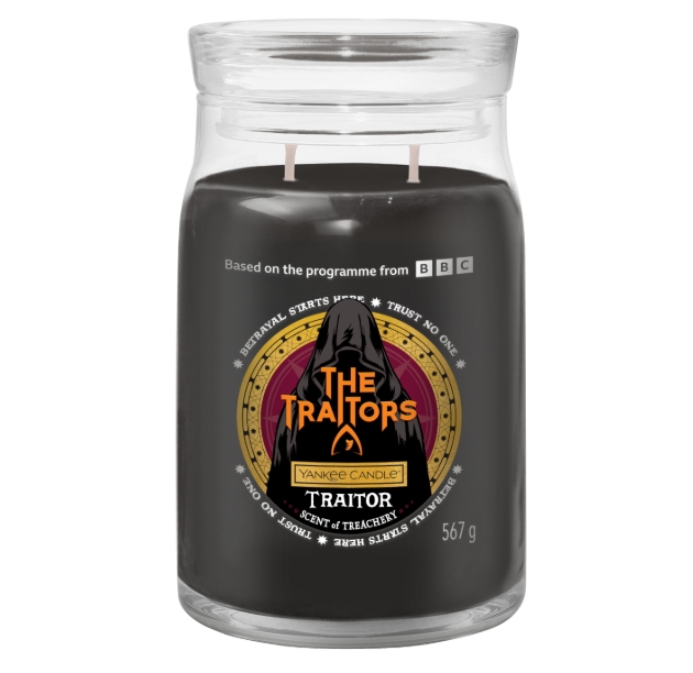 The Traitors candle black traitor
