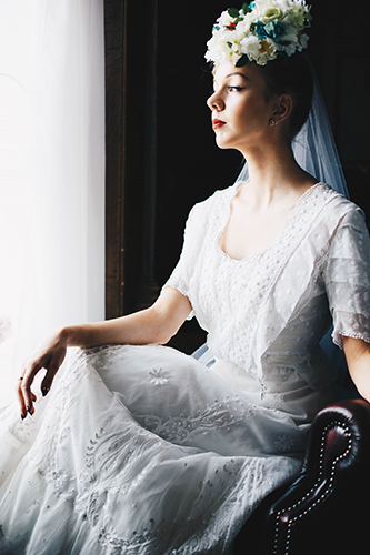 Image 5 from Real Green Dress, Vintage & Contemporary Ethical Wedding Dresses